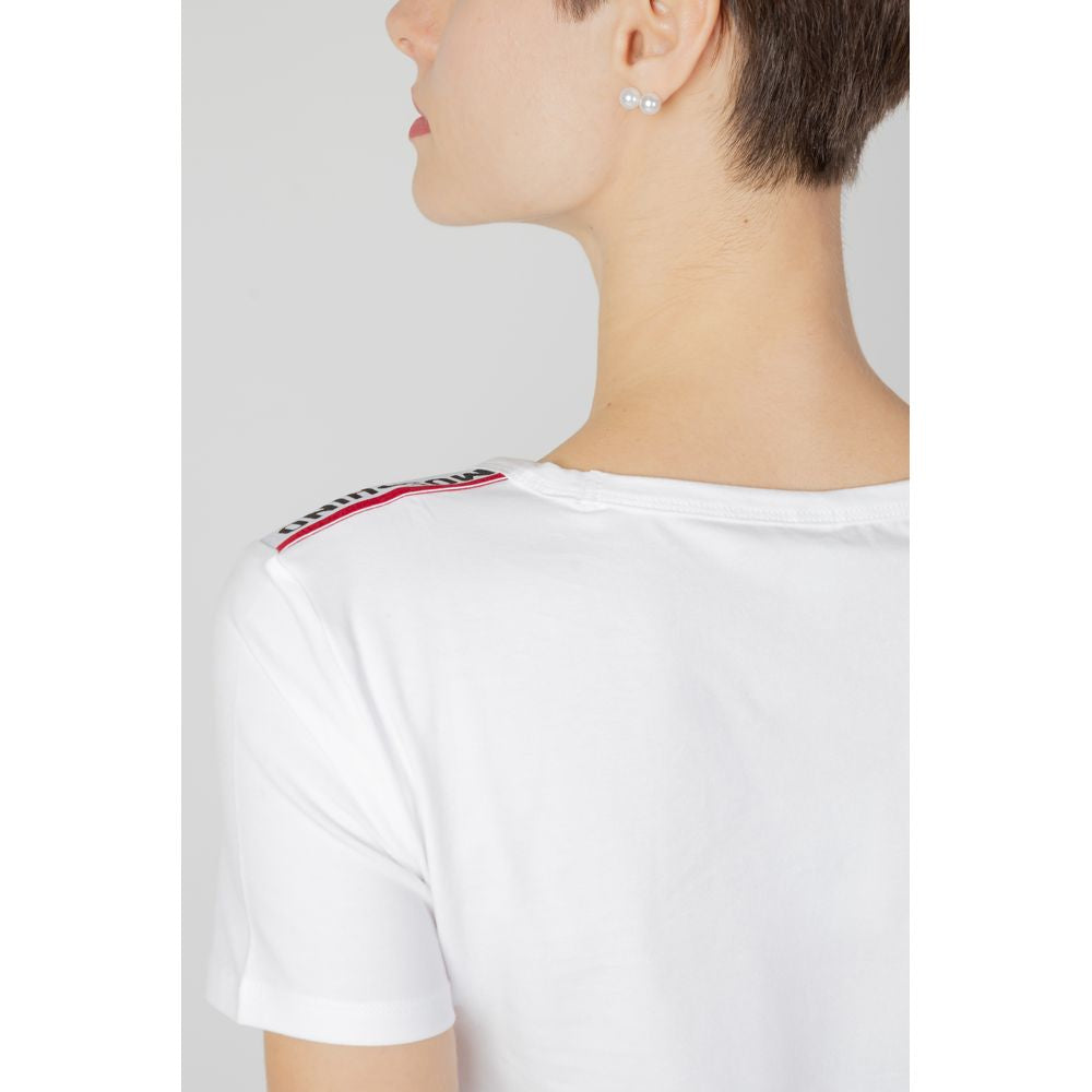 Moschino White Cotton Tops &amp; T-Shirt