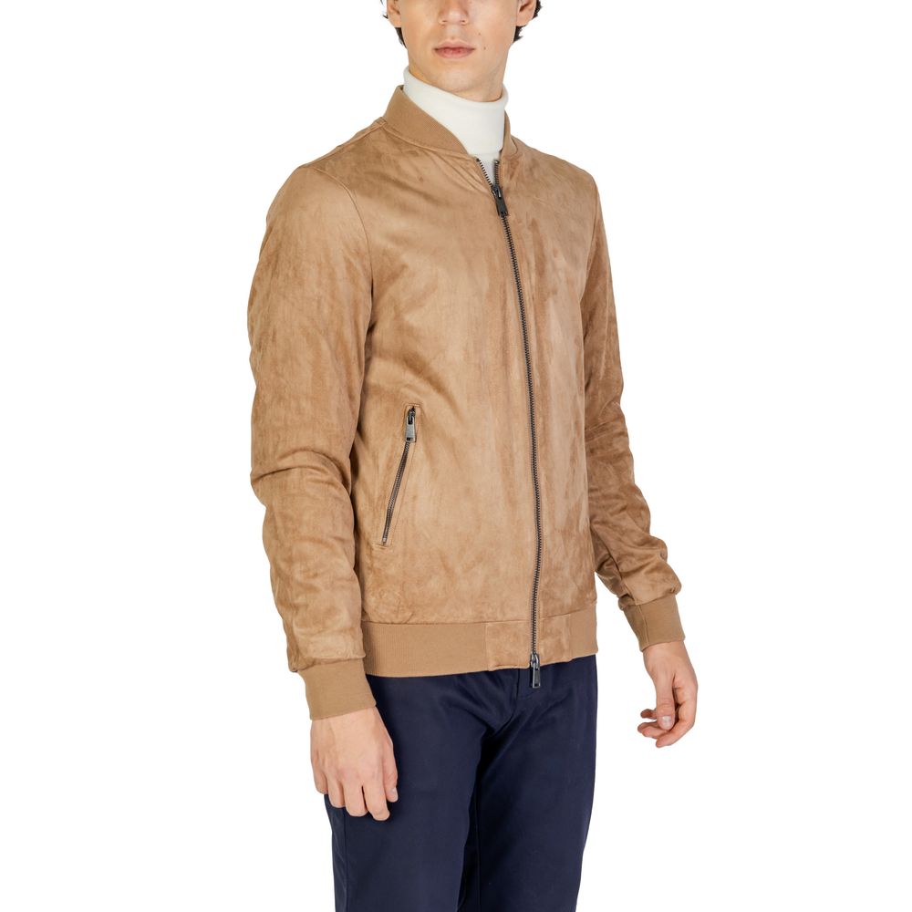 Gianni Lupo Beige Polyester Jacket