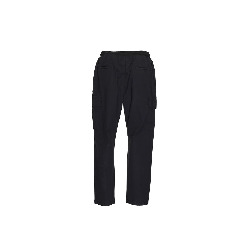 Gianni Lupo Black Cotton Jeans &amp; Pant