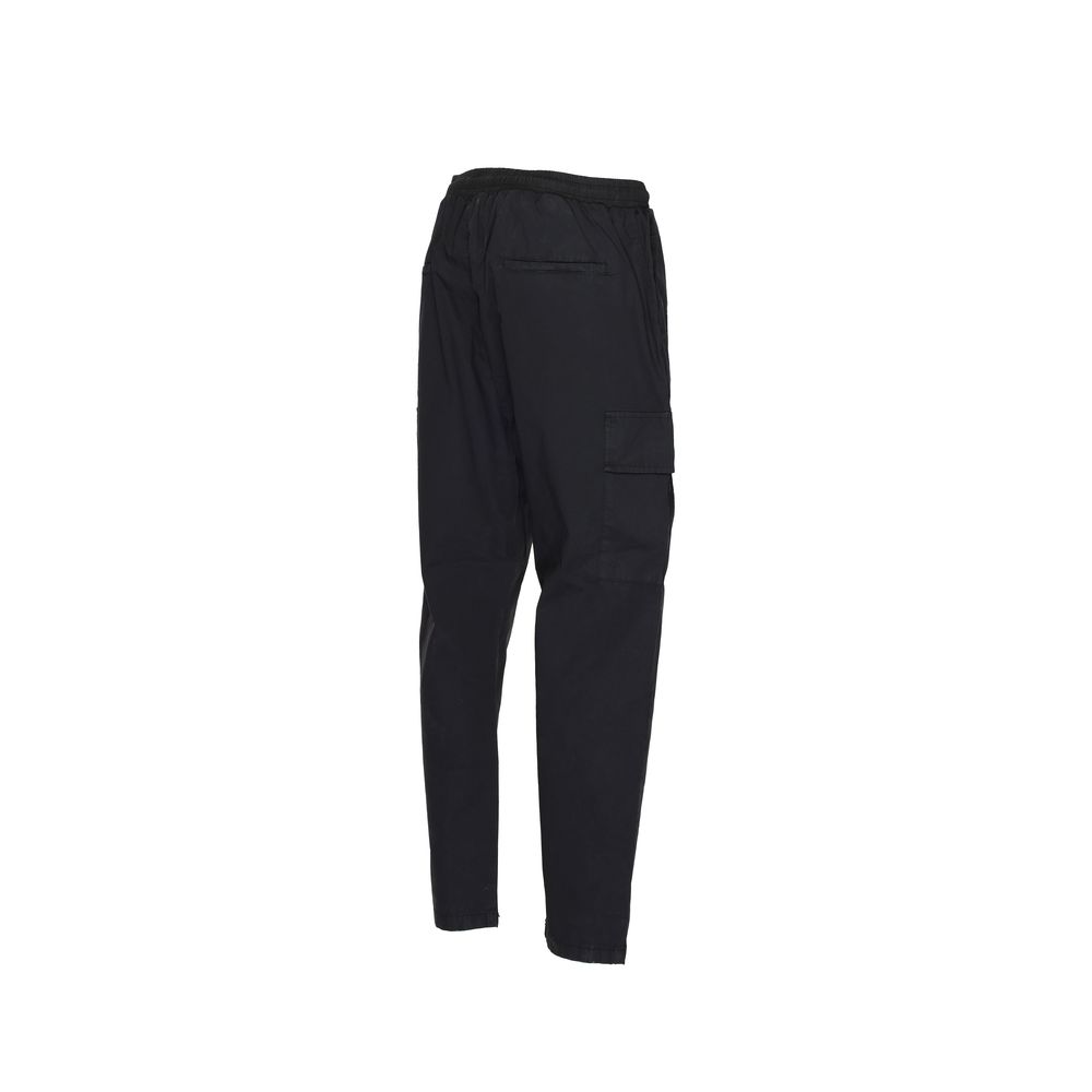 Gianni Lupo Black Cotton Jeans &amp; Pant