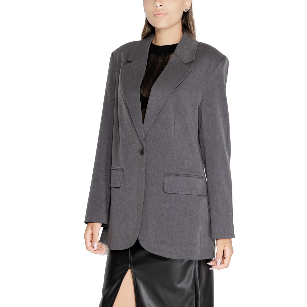 Only Gray Recycled Polyester Suits &amp; Blazer