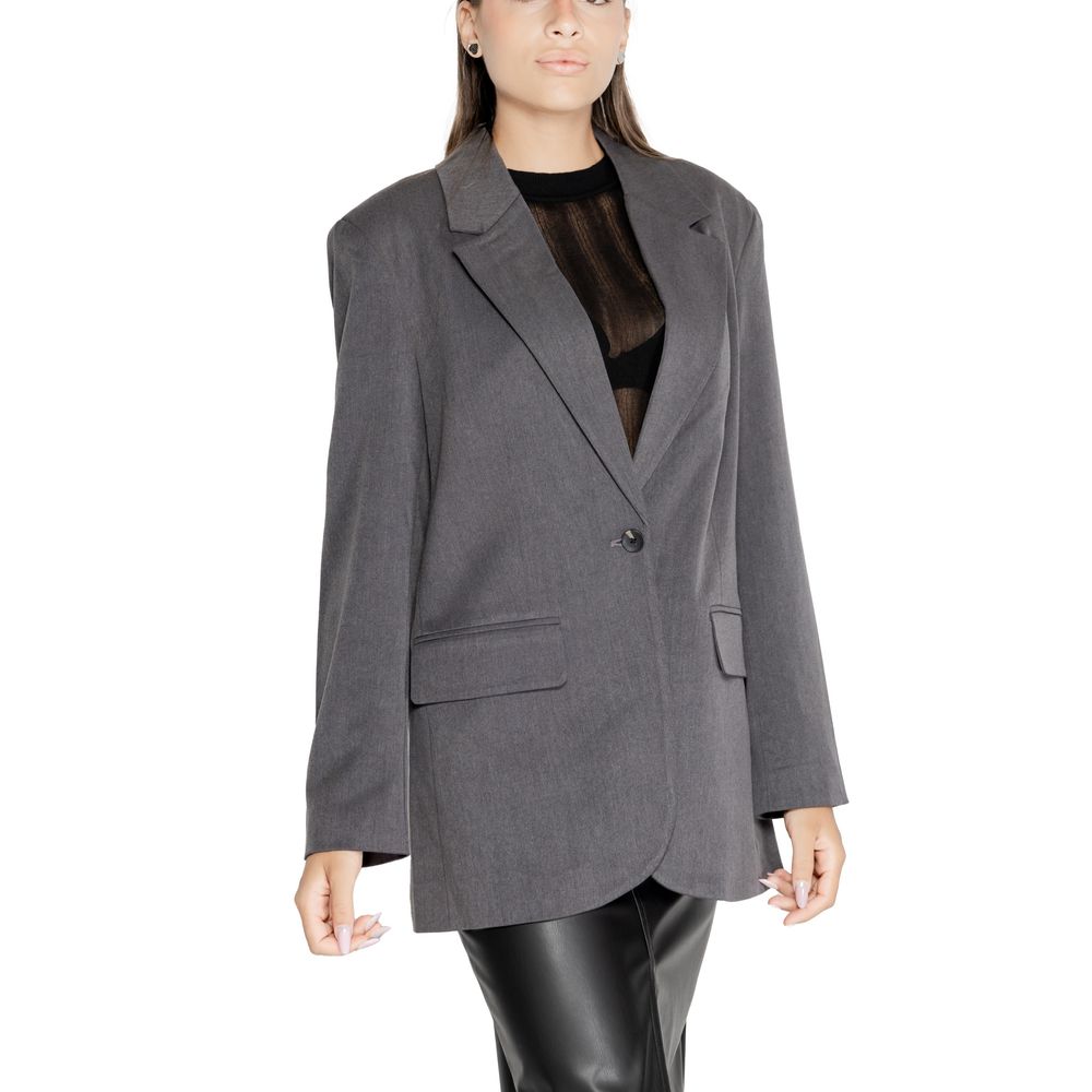 Only Gray Recycled Polyester Suits &amp; Blazer