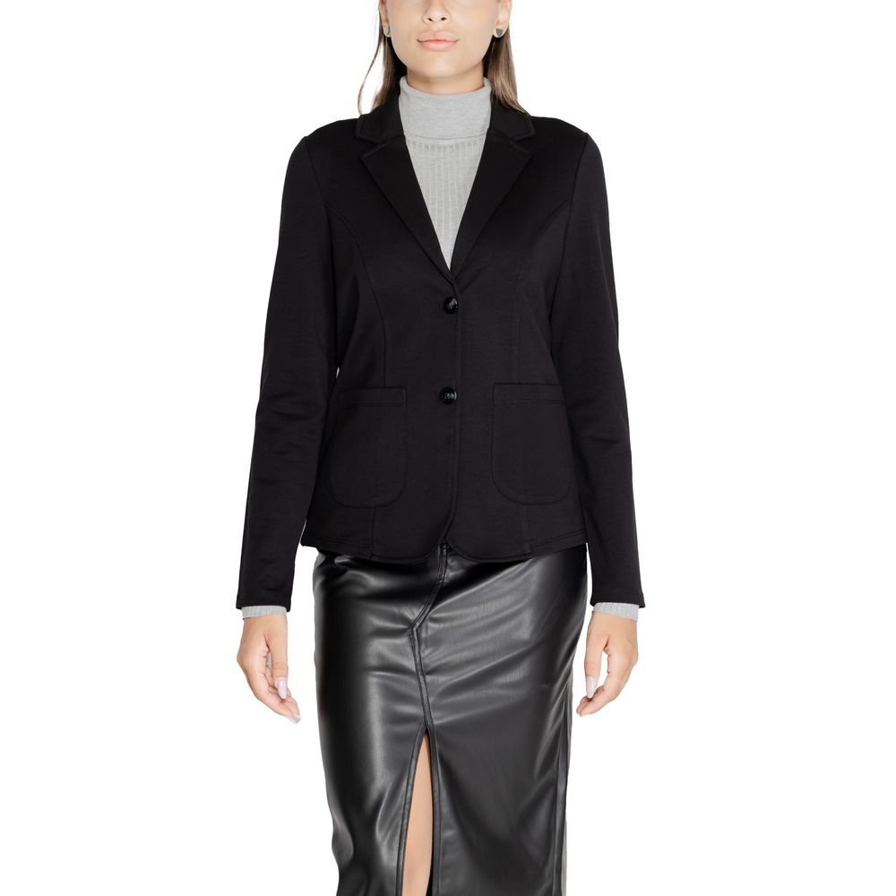 Street One Black Viscose Suits &amp; Blazer