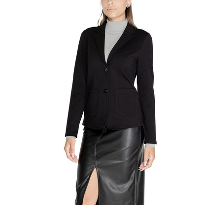 Street One Black Viscose Suits &amp; Blazer