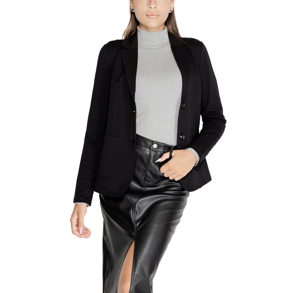 Street One Black Viscose Suits &amp; Blazer