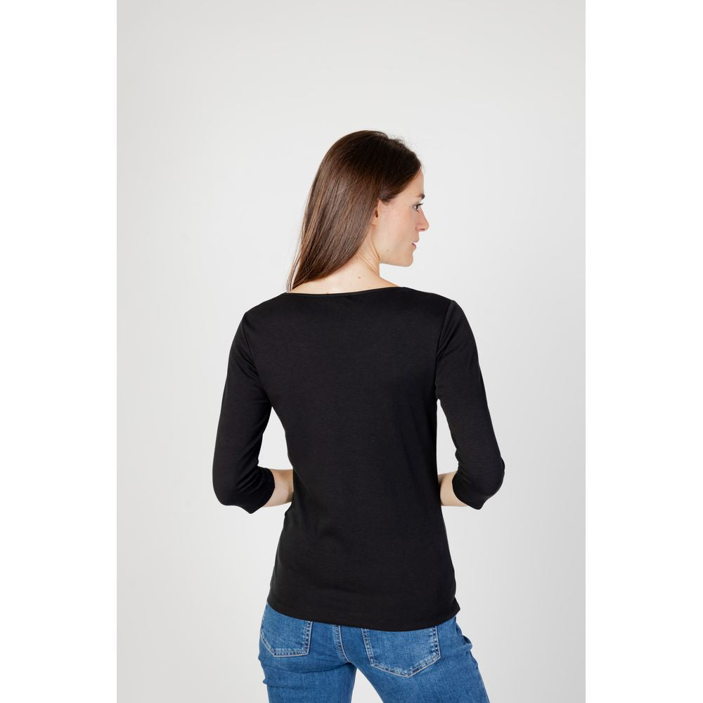 Street One Black Cotton Tops &amp; T-Shirt