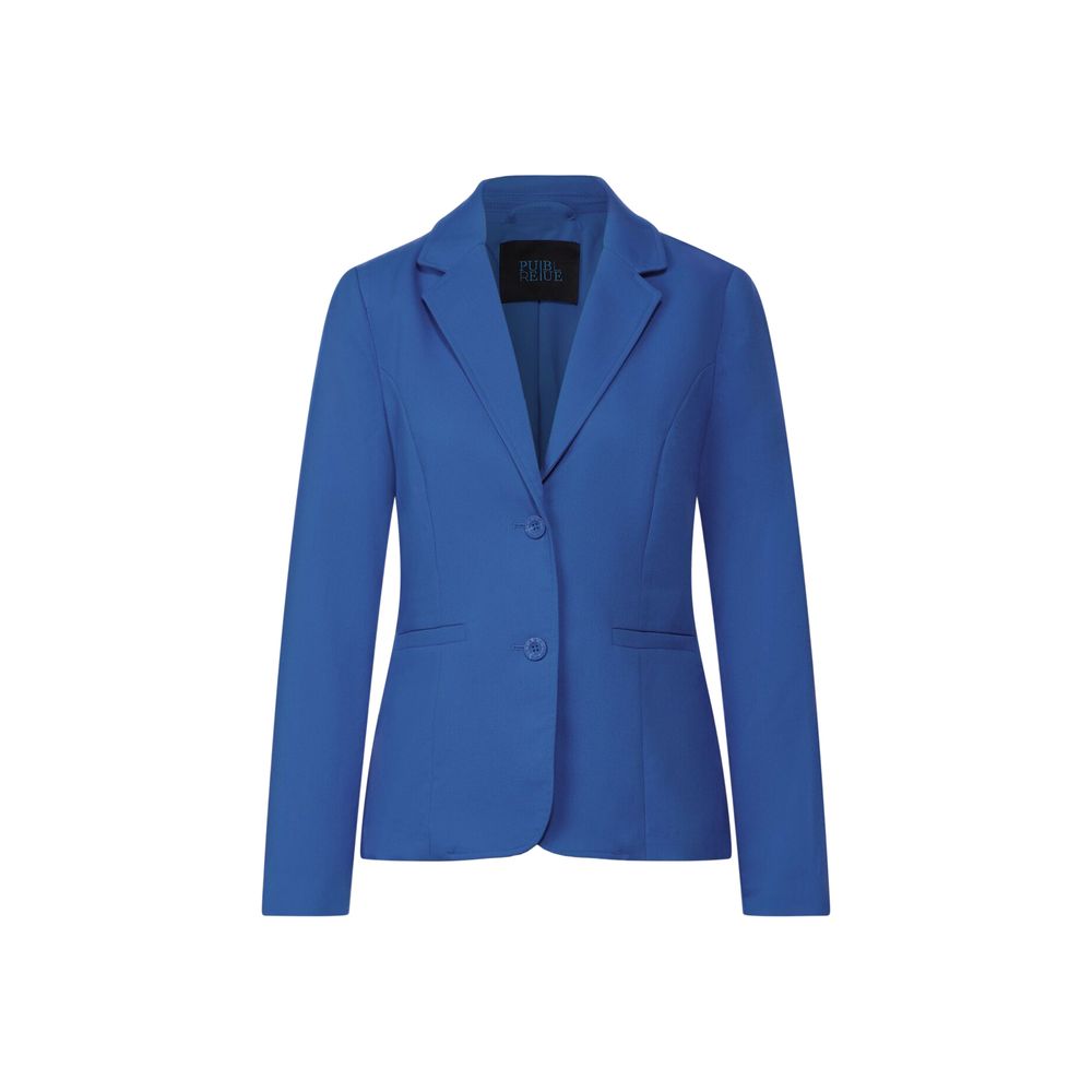 Street One Blue Polyester Suits &amp; Blazer