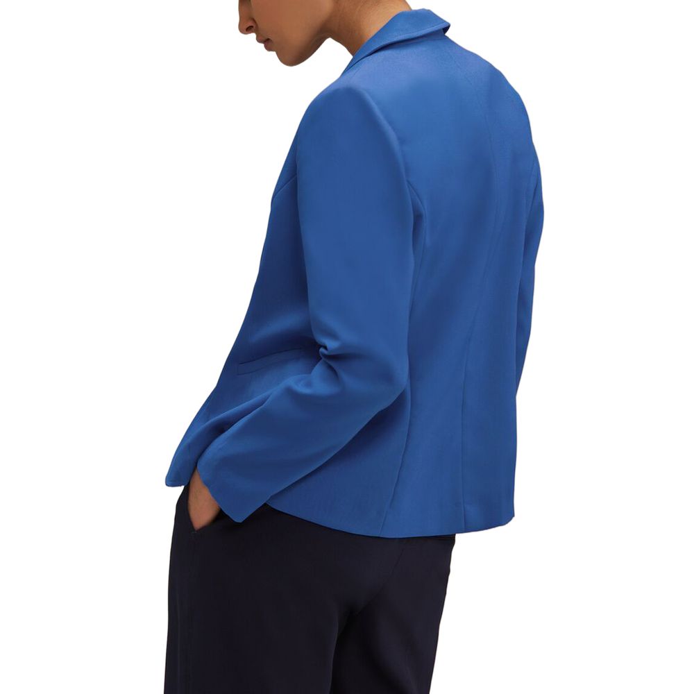 Street One Blue Polyester Suits &amp; Blazer