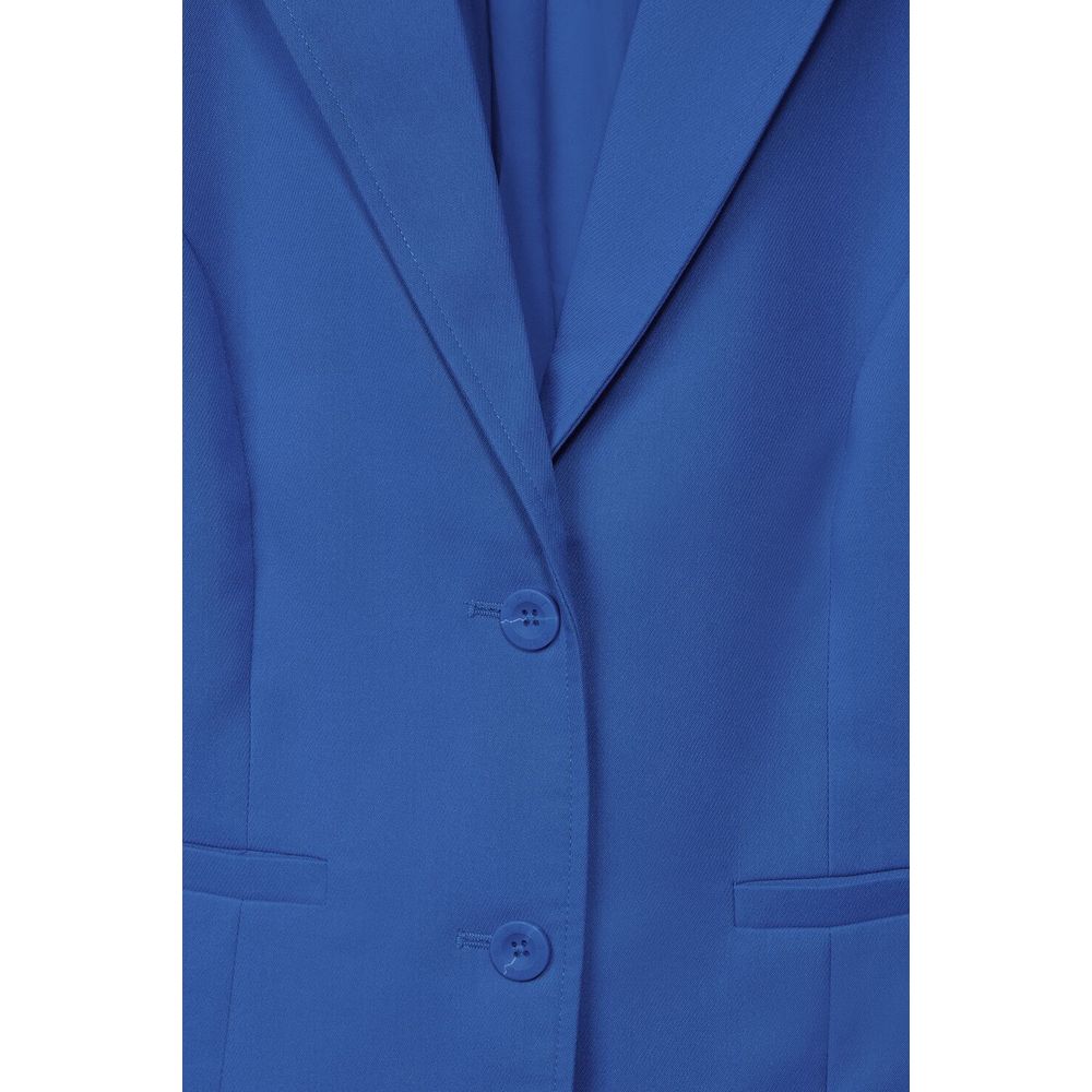 Street One Blue Polyester Suits &amp; Blazer