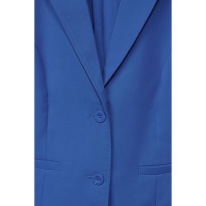 Street One Blue Polyester Suits &amp; Blazer