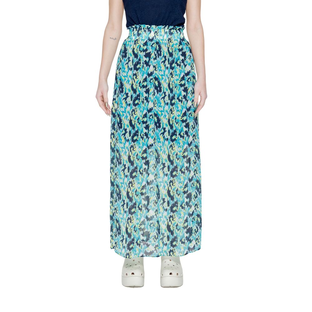 Morgan De Toi Turquoise Polyester Skirt