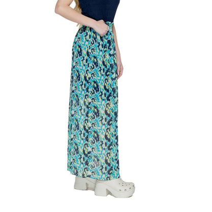 Morgan De Toi Turquoise Polyester Skirt