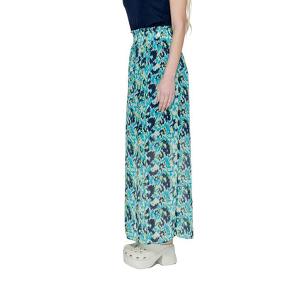 Morgan De Toi Turquoise Polyester Skirt