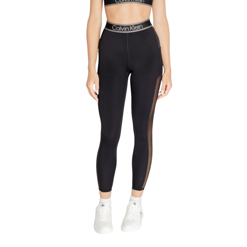 Calvin Klein Sport Black Polyester Jeans &amp; Pant