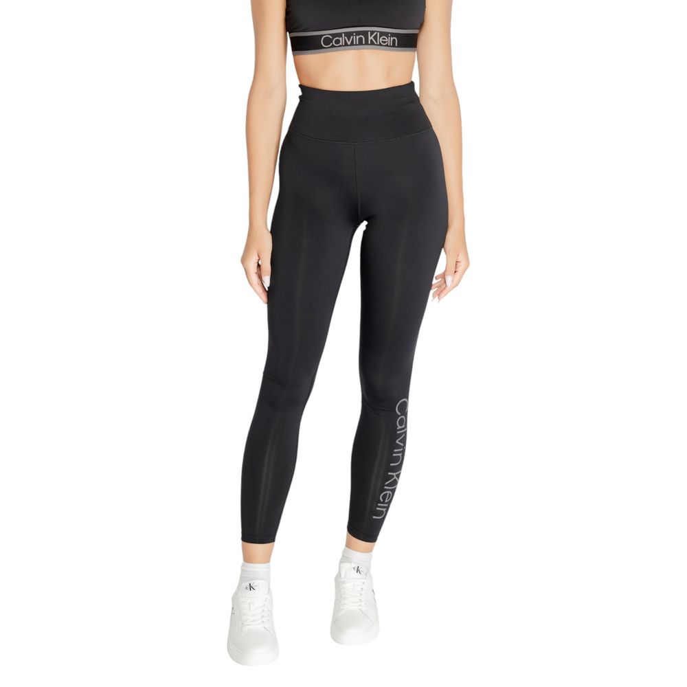 Calvin Klein Sport Black Polyester Jeans &amp; Pant