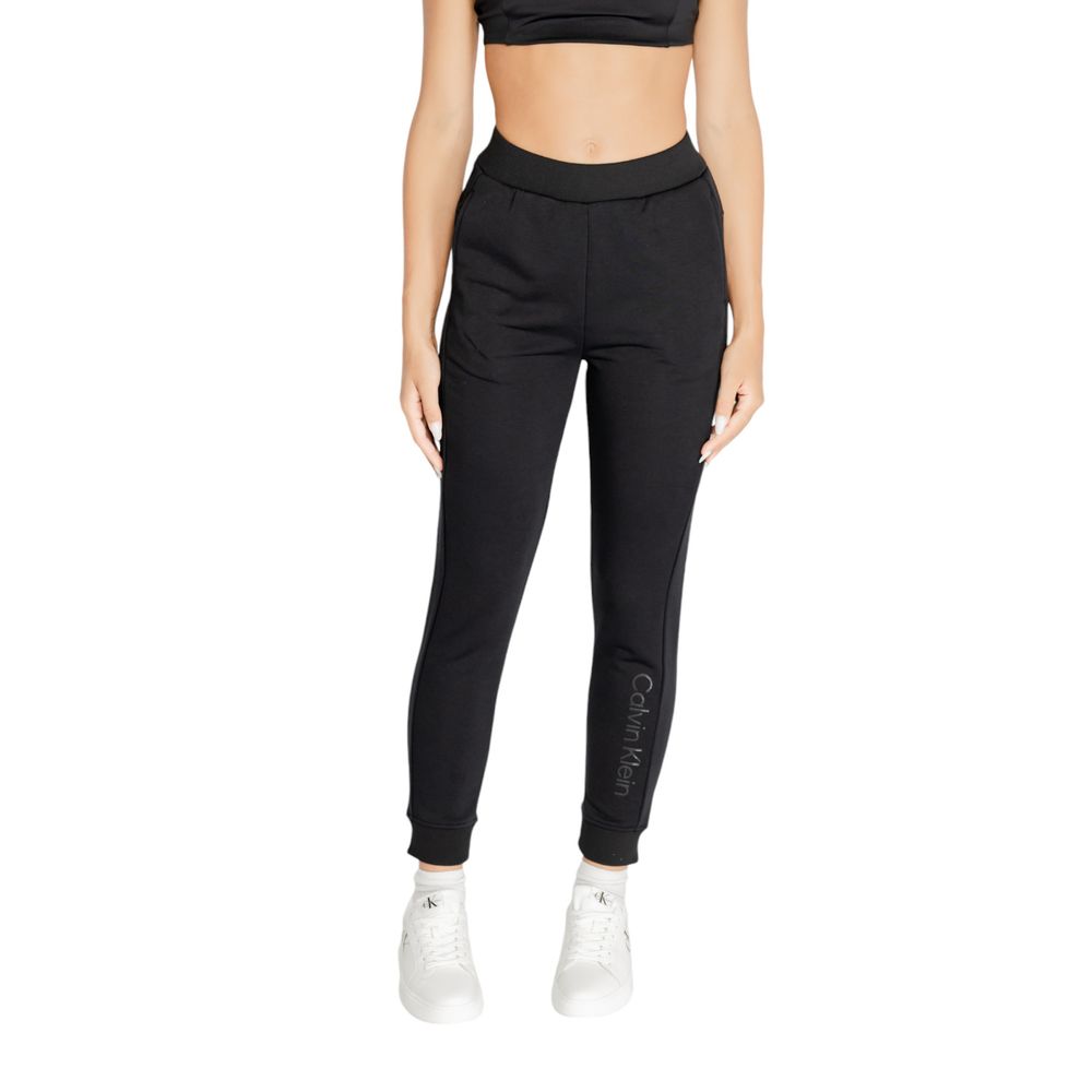 Calvin Klein Sport Black Recycled Polyester Jeans &amp; Pant