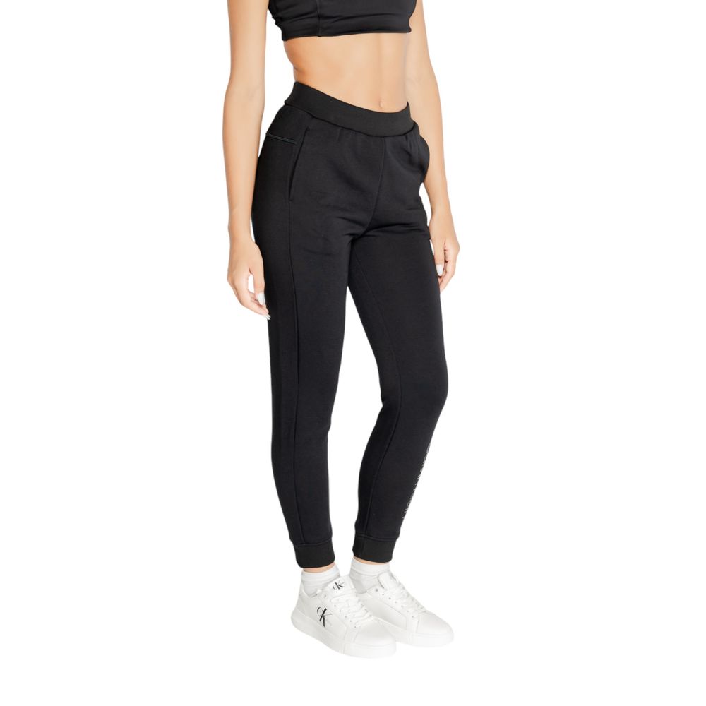 Calvin Klein Sport Black Recycled Polyester Jeans &amp; Pant