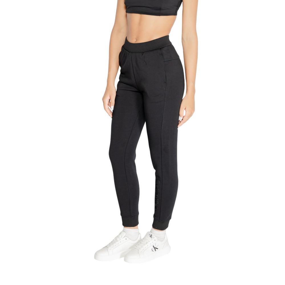 Calvin Klein Sport Black Recycled Polyester Jeans &amp; Pant