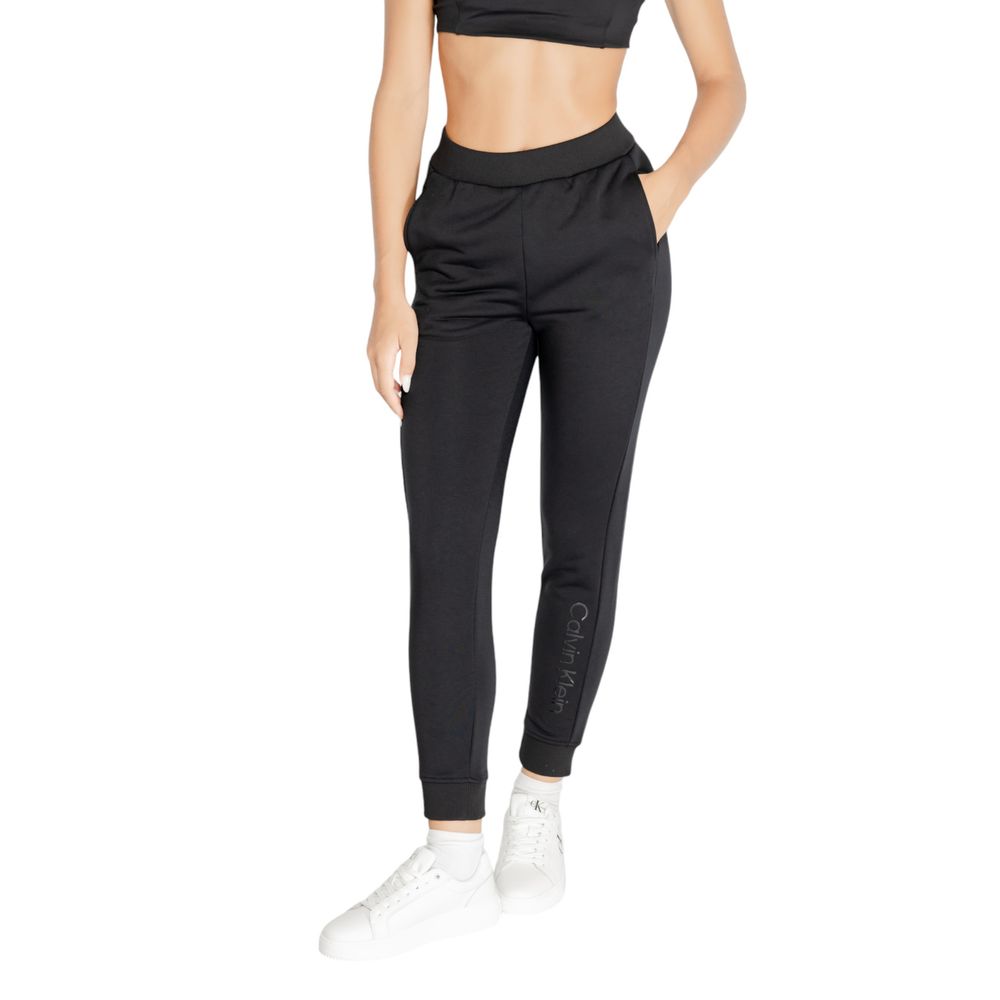 Calvin Klein Sport Black Recycled Polyester Jeans &amp; Pant