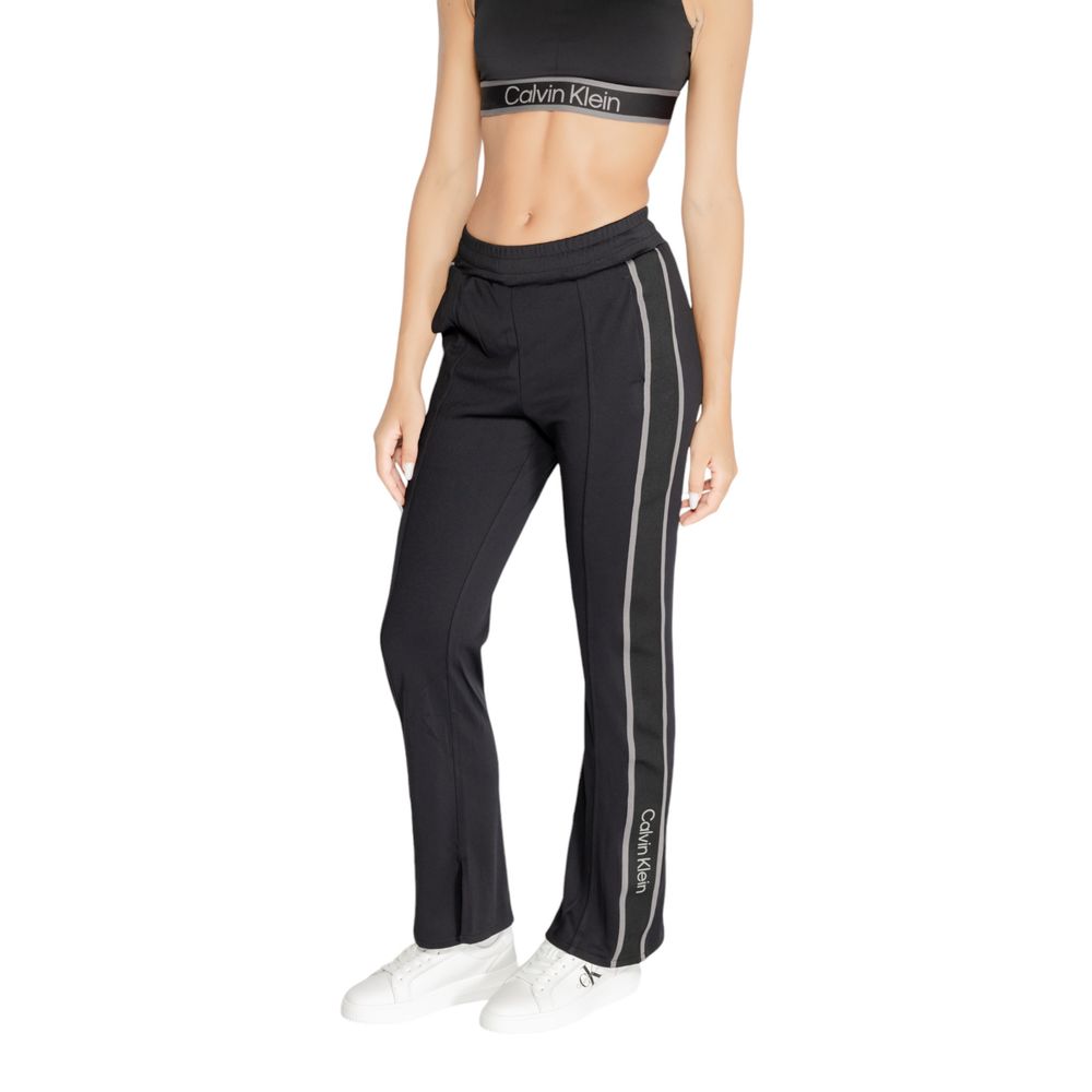 Calvin Klein Sport Black Recycled Polyester Jeans &amp; Pant