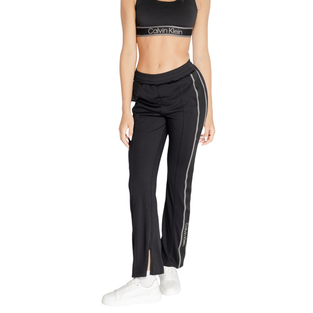 Calvin Klein Sport Black Recycled Polyester Jeans &amp; Pant