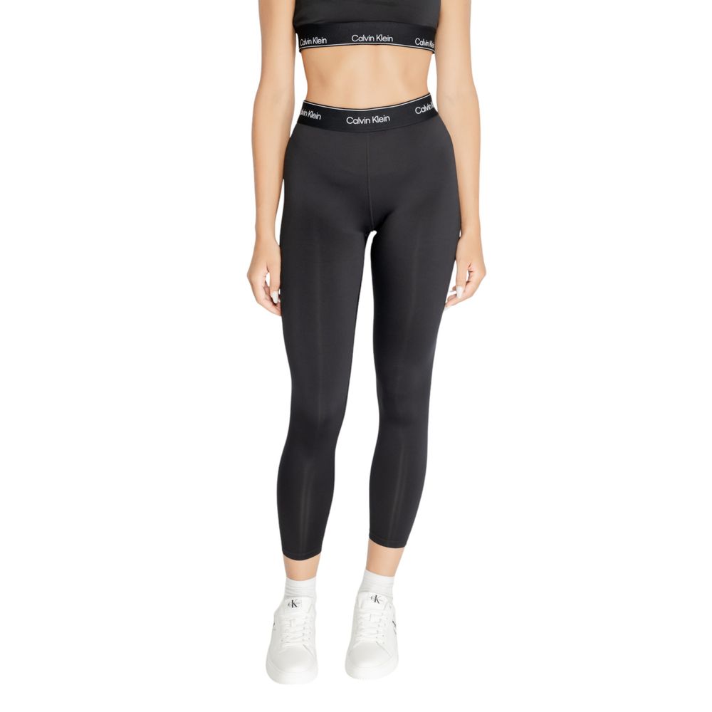 Calvin Klein Sport Black Polyester Jeans &amp; Pant