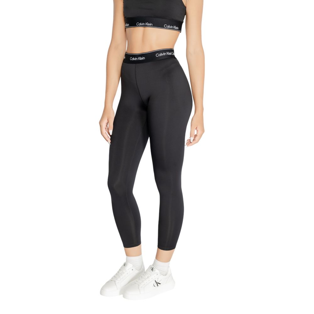 Calvin Klein Sport Black Polyester Jeans &amp; Pant