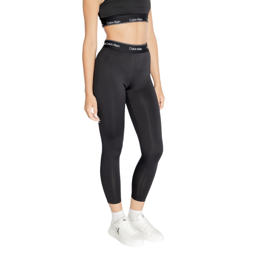 Calvin Klein Sport Black Polyester Jeans &amp; Pant