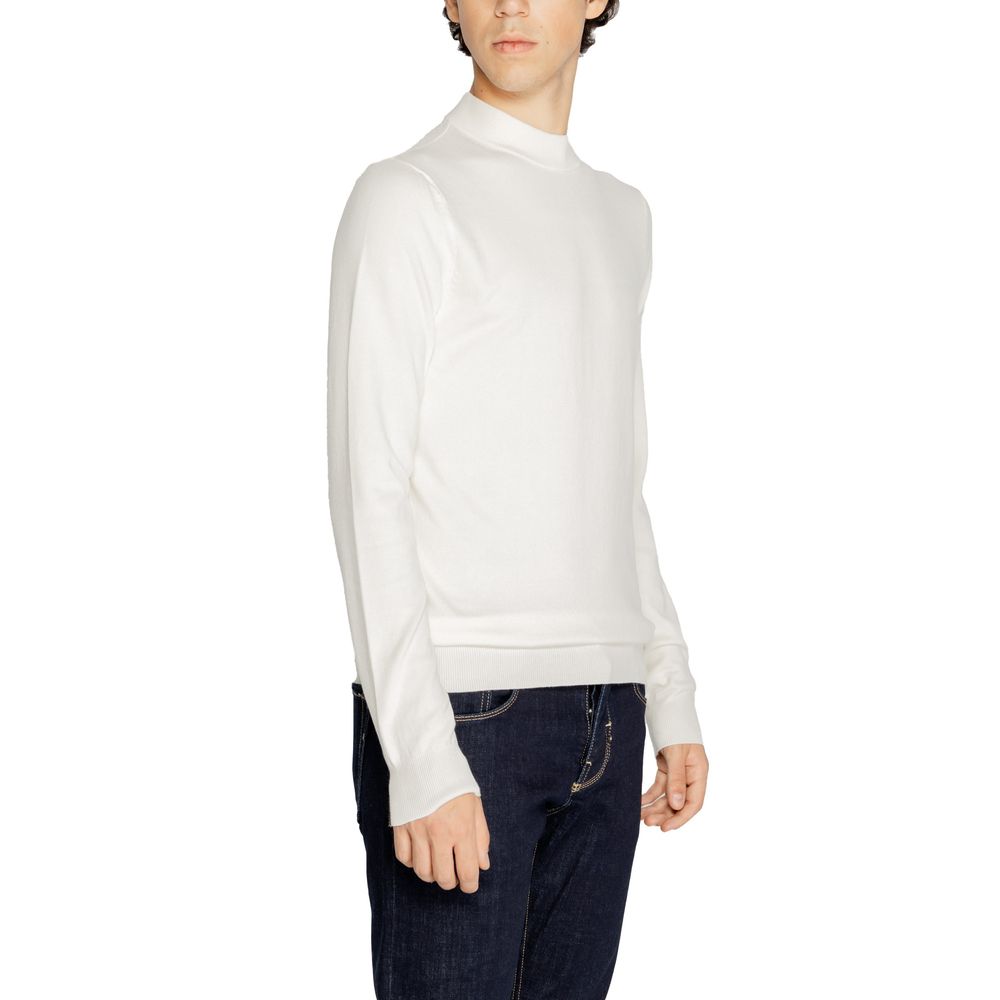 Antony Morato Cream Viscose T-Shirt