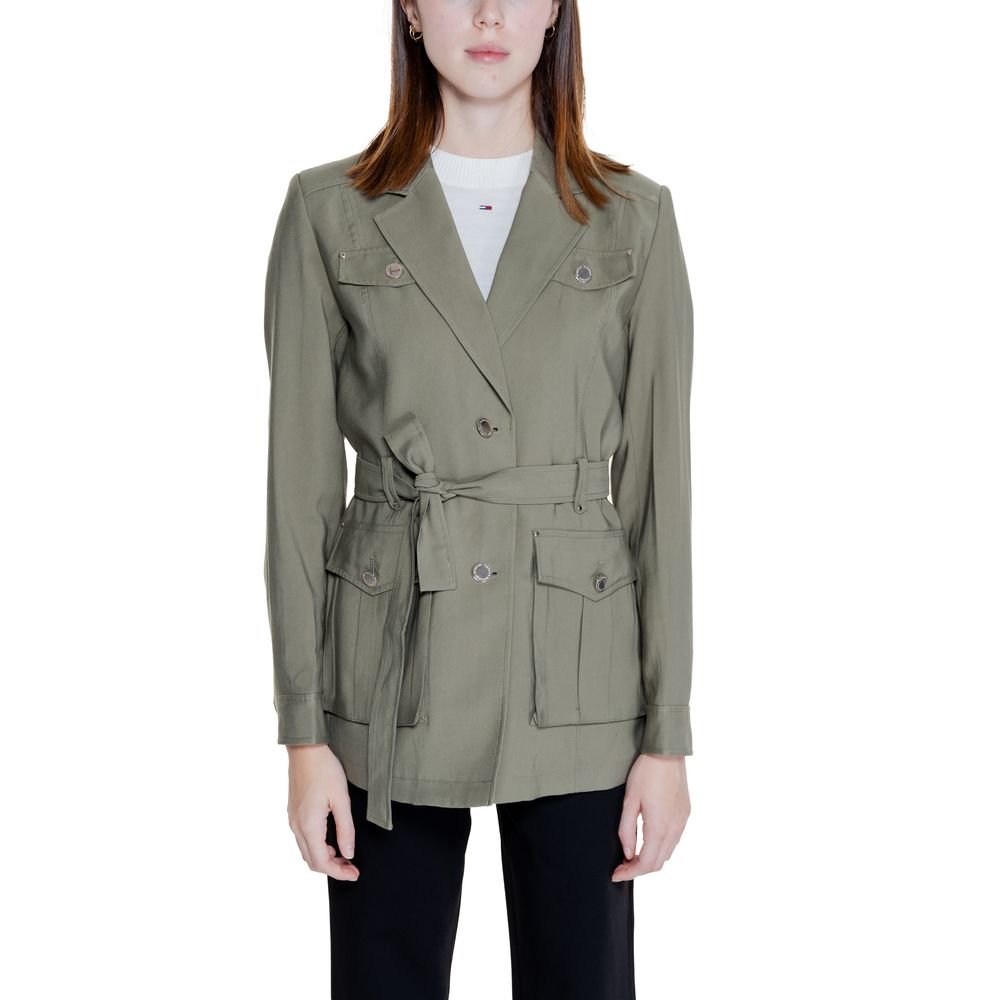 Morgan De Toi Green Viscose Suits &amp; Blazer