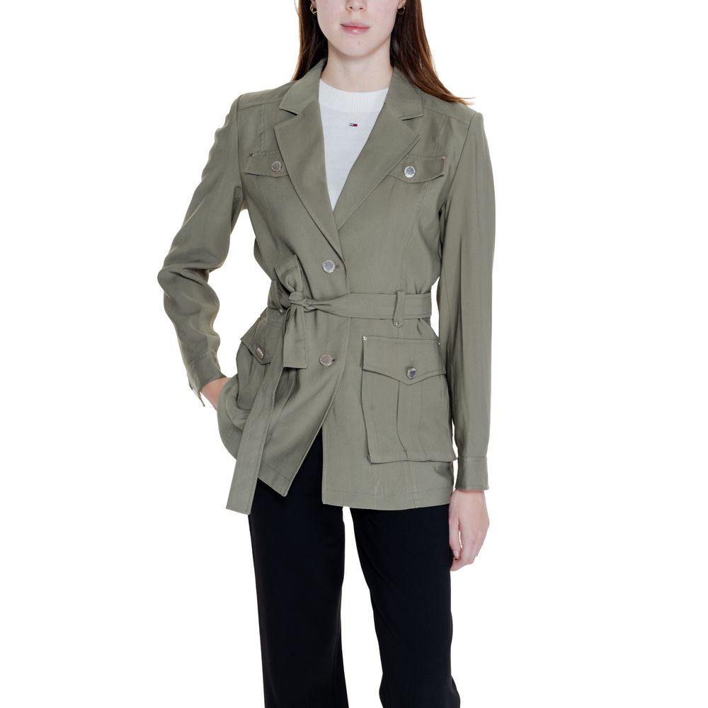 Morgan De Toi Green Viscose Suits &amp; Blazer