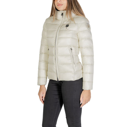 Blauer White Polyamide Jackets &amp; Coat