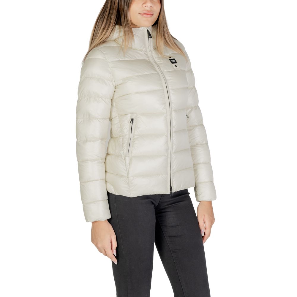 Blauer White Polyamide Jackets &amp; Coat