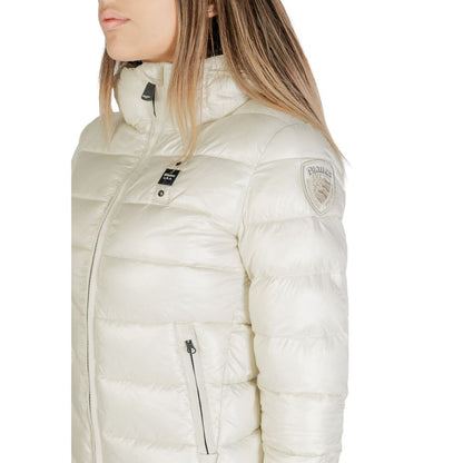 Blauer White Polyamide Jackets &amp; Coat