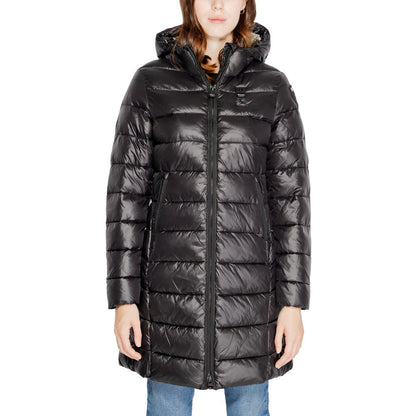 Blauer Black Polyamide Jackets &amp; Coat