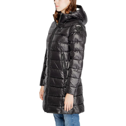 Blauer Black Polyamide Jackets &amp; Coat