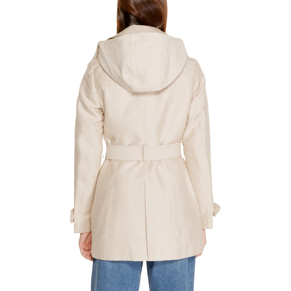 Morgan De Toi Beige Polyester Jackets &amp; Coat