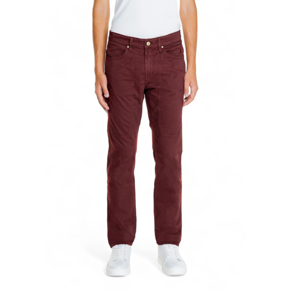 Jeckerson Red Cotton Jeans &amp; Pant