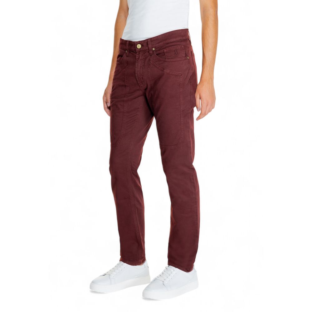 Jeckerson Red Cotton Jeans &amp; Pant