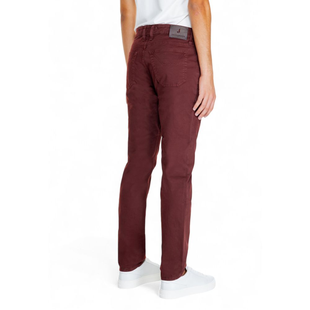 Jeckerson Red Cotton Jeans &amp; Pant