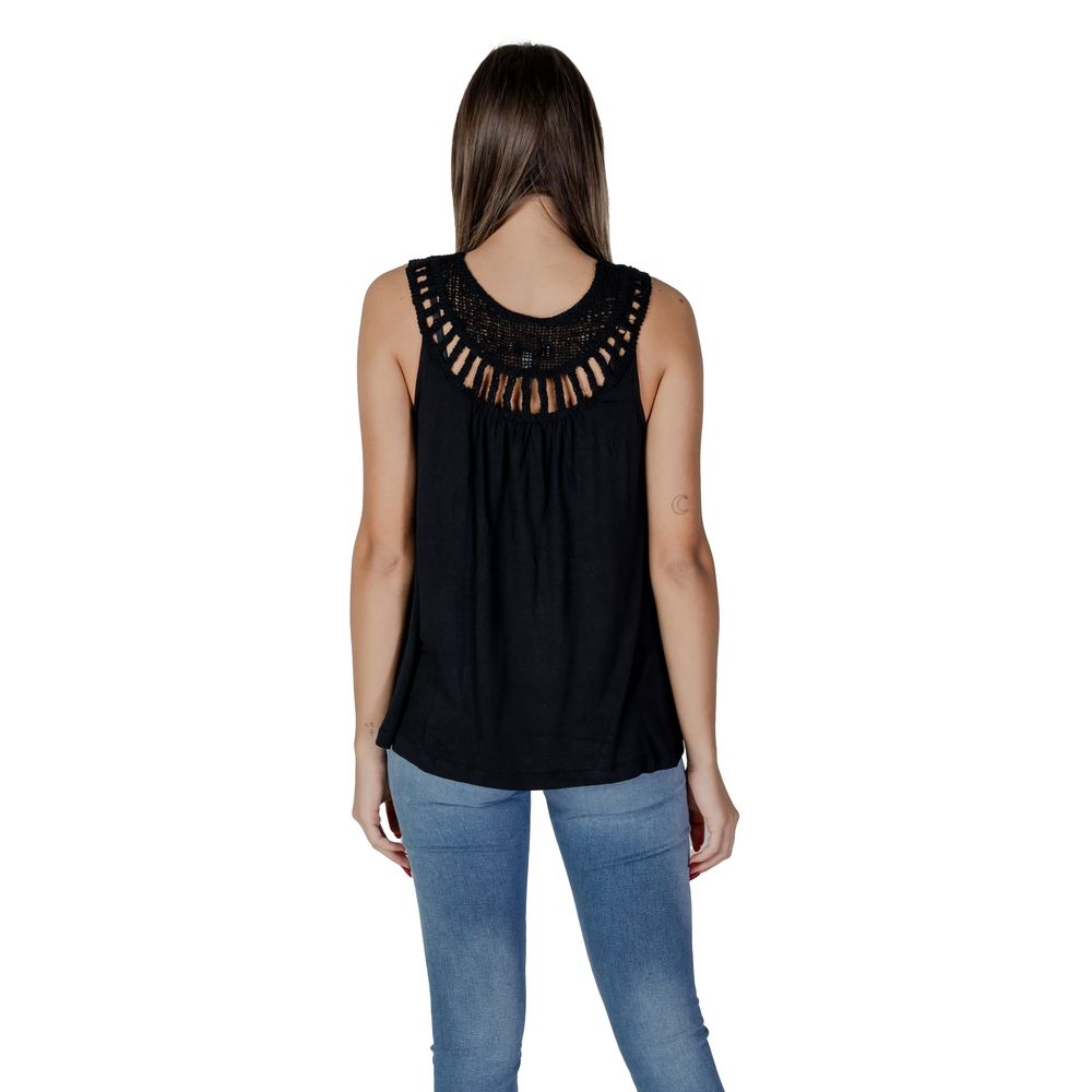 B.Young Black Viscose Tops &amp; T-Shirt