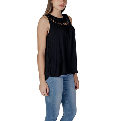 B.Young Black Viscose Tops &amp; T-Shirt