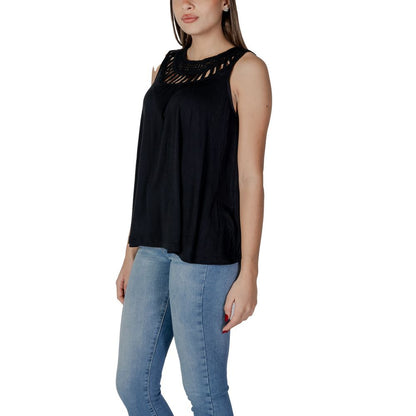 B.Young Black Viscose Tops &amp; T-Shirt