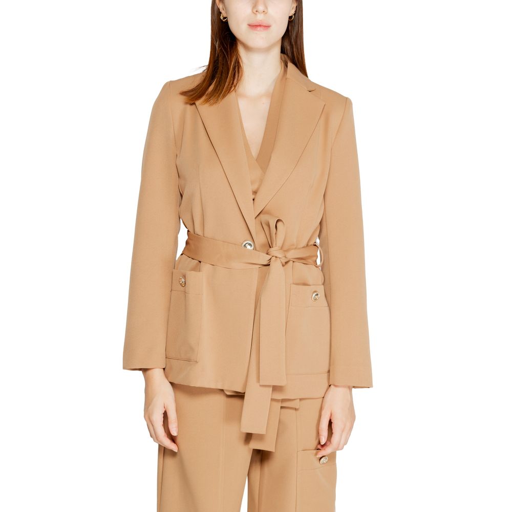 Rinascimento Beige Polyester Suits &amp; Blazer