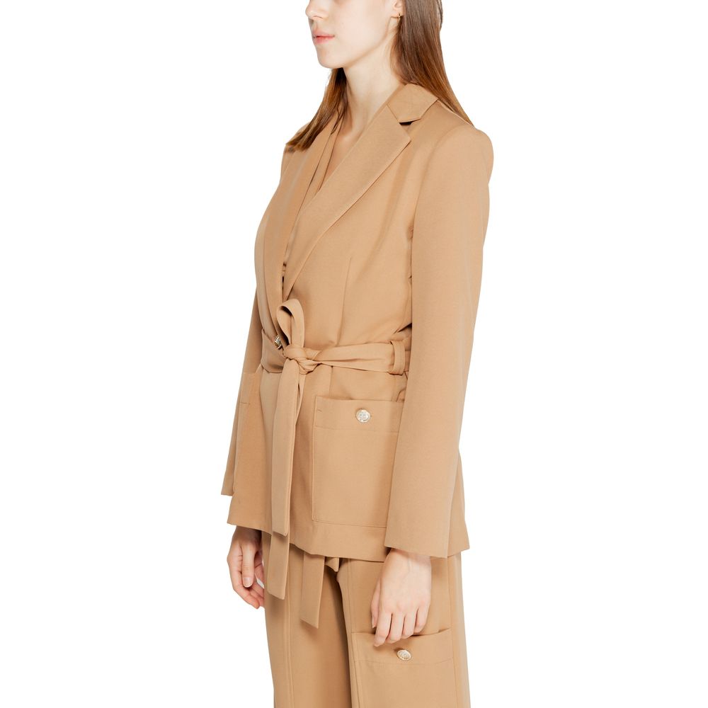 Rinascimento Beige Polyester Suits &amp; Blazer