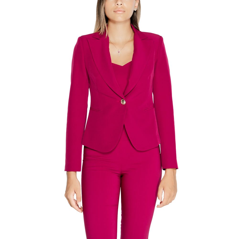 Rinascimento Bordeaux Polyester Suits &amp; Blazer