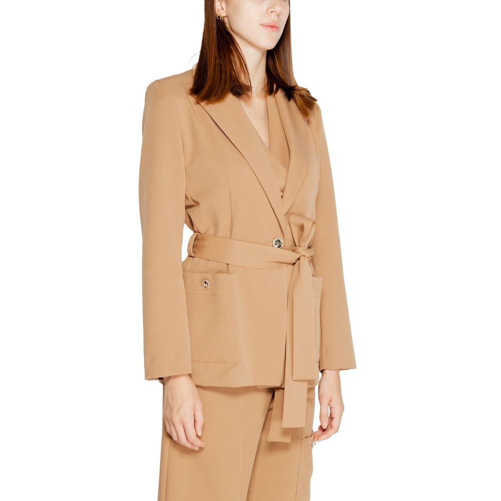 Rinascimento Beige Polyester Suits &amp; Blazer