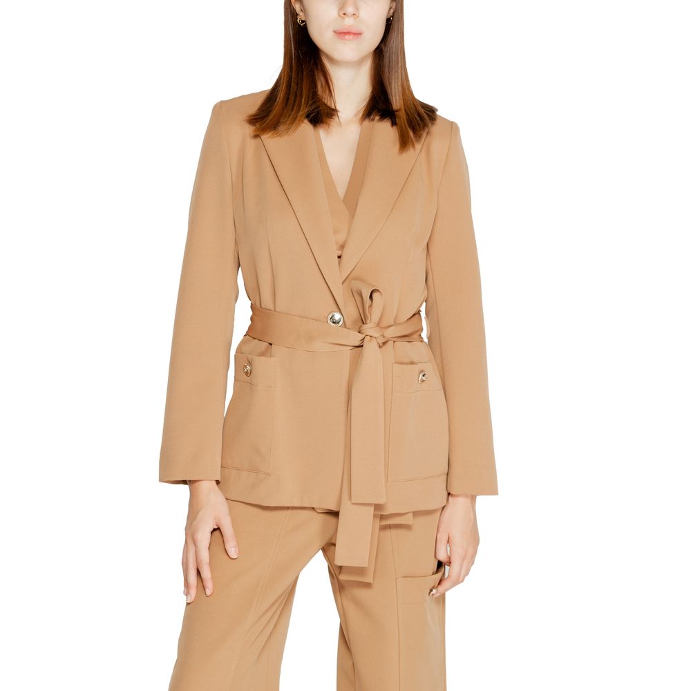 Rinascimento Beige Polyester Suits &amp; Blazer