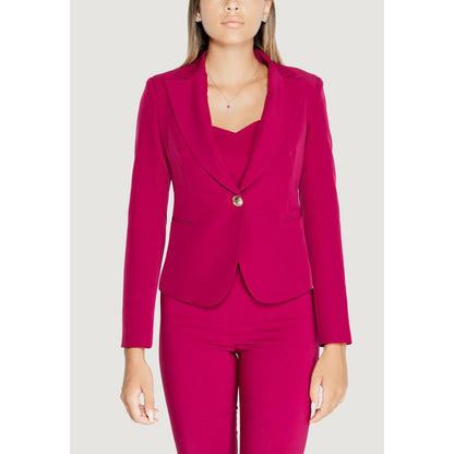 Rinascimento Bordeaux Polyester Suits &amp; Blazer