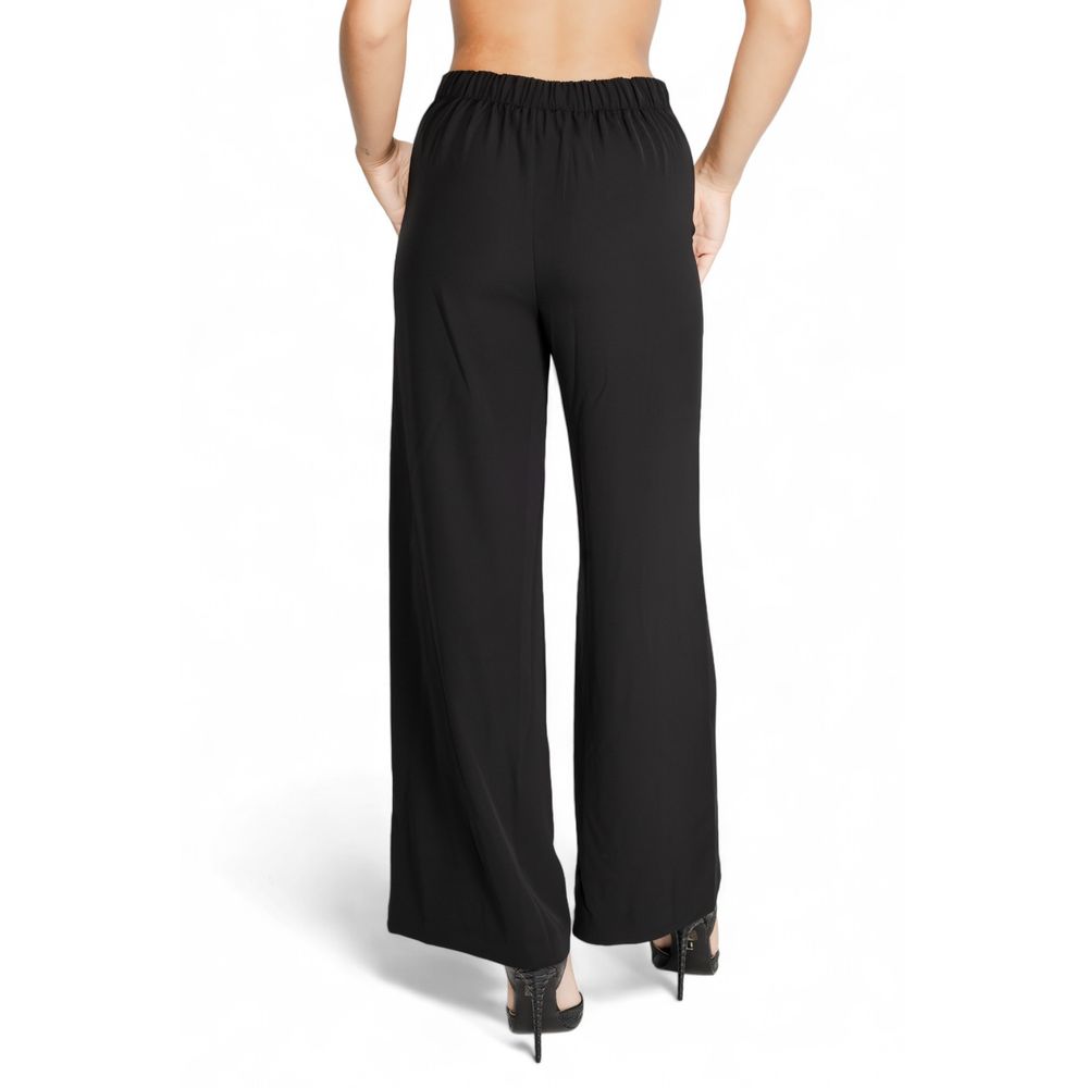 Rinascimento Black Polyester Jeans &amp; Pant